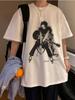 Футболка с рисунком Nana Harajuku Street casual свободная одежда Японское аниме Osaki Harajuku Kawaii Unisex Футболка Женская одежда
