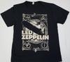 Винтажная футболка Led Zeppelin Классическая рок-группа Футболка, Размеры от S до 5XL Унисекс Футболка