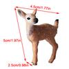 6pcs Animal Models Simulation Christmas Ornaments Solid Plastic Decoration Children Toys