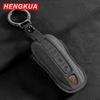 Чехол-оболочка из замши для автомобильного ключа Porsche 958 Macan 911 Panamera 996 991 Boxster 987 997 2019 2020 Держатель Брелок Аксессуары