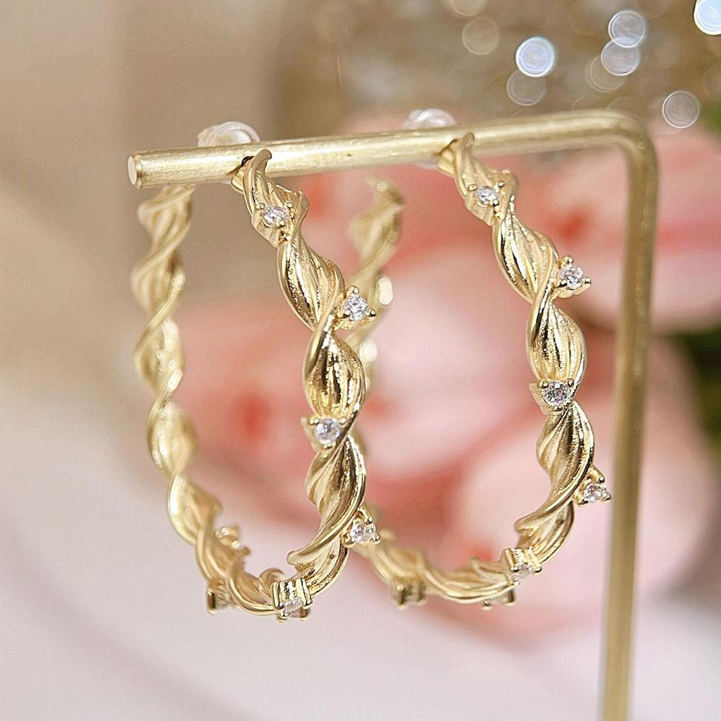 CMM корейский стиль золотой цвет серебряный цвет круглые серьги-кольца вечерние большие ушные петли женские украшения