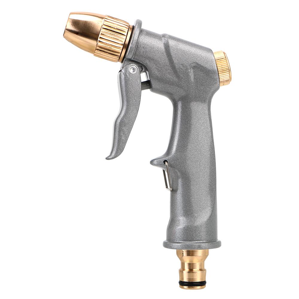 Car Wash Gun High Pressure Metal Spray Watering Nozzle Sprinkler Adjustable Spray Modes Portable