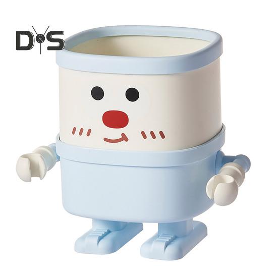 Настольный держатель для ручек, мультяшный стаканчик для хранения карандашей, многофункциональный органайзер для кистей для макияжа для домашнего офиса, школы, класса