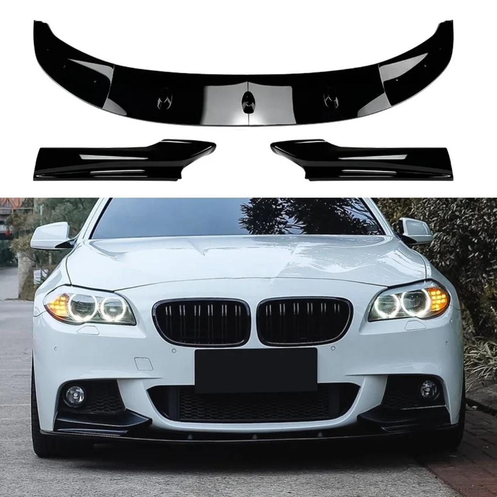 CAR FRONT BUMPER LIP For BMW 5 Series F10 F11 520 523 525 535 M Sport 2011-2017 LOWER FRONT SPLITTER SPOILER BUMPER LIP