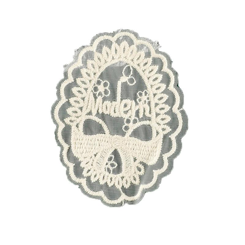 Мультяшный кружевной бант кружевная вышивка наклейка DIY аксессуары для счета за руку аксессуары брошь шпилька аксессуары для волос аксессуары наклейка на ткань