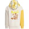 adidas Оригинал Детская толстовка Off-White и Желтая Color Block с Чипом и Дейлом Disney JC6807
