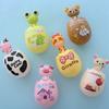 Plastic Animal Egg-shaped Toothbrush Holder Double Suction Cup Toothbrush Rack  Bathroom