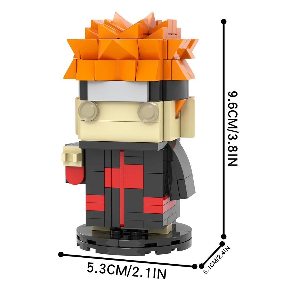 MOOXI Аниме Мультфильмы MOC Набор Кирпичиков Совместимый BrickHeadsed Детали Строительных Блоков Детские Образовательные Игрушки Для Детей Подарок на День Рождения