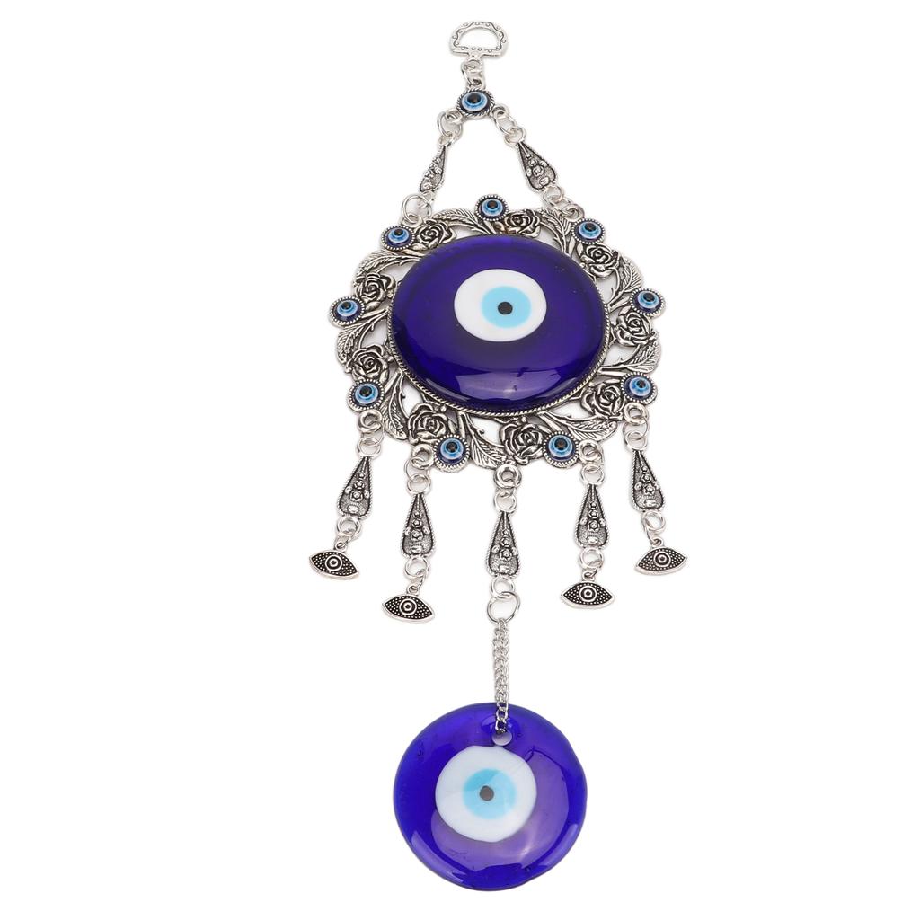 Синий Глаз Настенное Украшение Уникальный Подвесной Кулон Полые Цветы Турецкий Счастливый Настенный Орнамент для Дома ОфисаГлаза