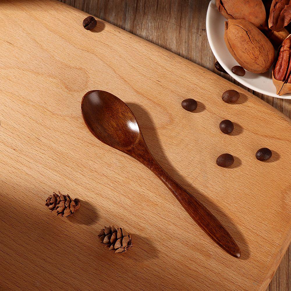 Новая столовая посуда для супа деревянная ложка чайная мини японский стиль