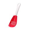 New Multifunctional Kitchen Cooking Spoon Heat-resistant Hanging Hole Innovative Potato Garlic Press Colander Spoon KTY