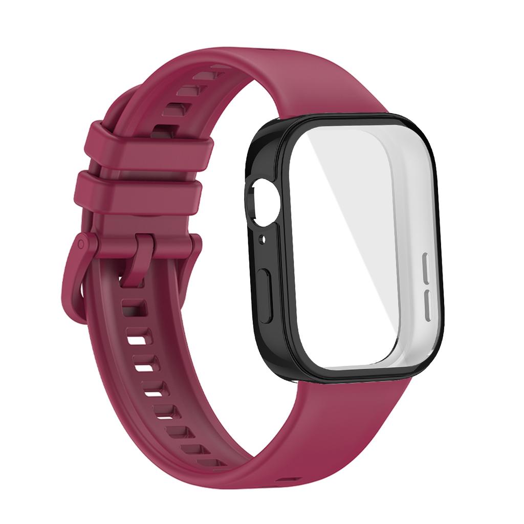 Для Huawei Watch Fit 3 Ремешок Мягкий Силикон Спортивный Браслет + Мягкий Чехол из ТПУ Дышащий Браслет для Умных Часов Для Huawei Fit3 Correa