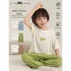 Boys' 7A Antibacterial Zero-Pressure Cartoon Summer Pajama Set