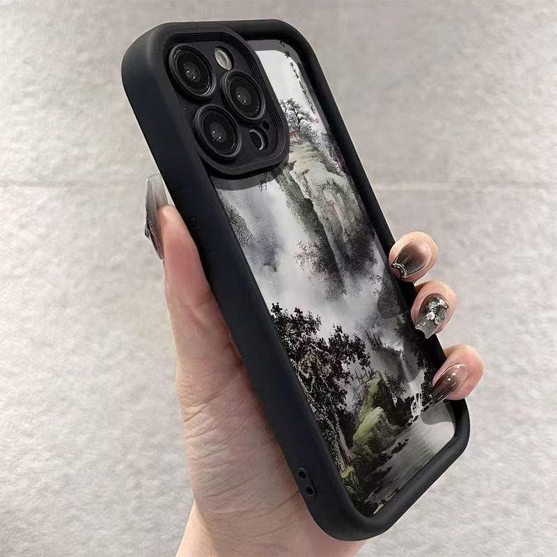 Чехол для iPhone 17 Pro Max с картиной в пейзажном стиле - Совместим с iPhone 13/14/15/16
