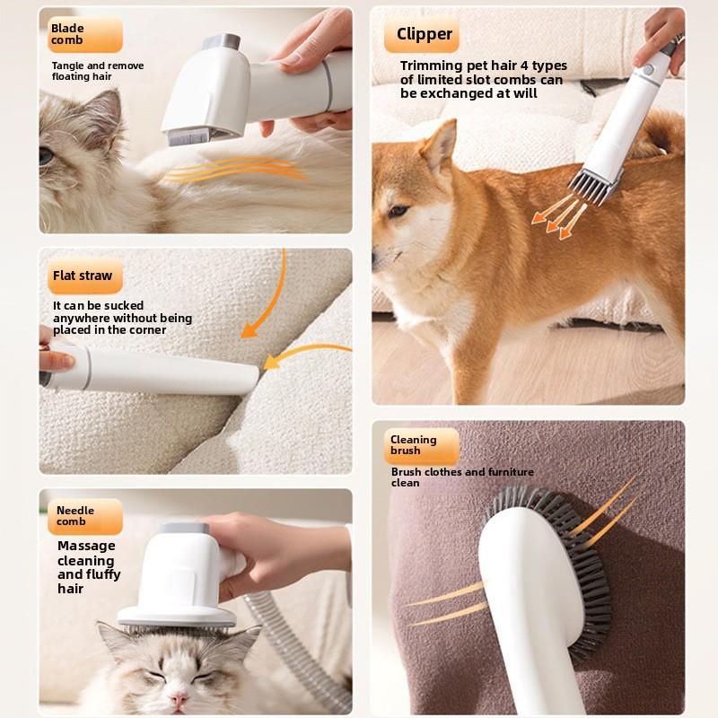 Многофункциональный электрический поглотитель шерсти домашних животных, липкая щетка для шерсти, пылесос для окрашивания шерсти, бытовой очиститель для шерсти кошек и собак