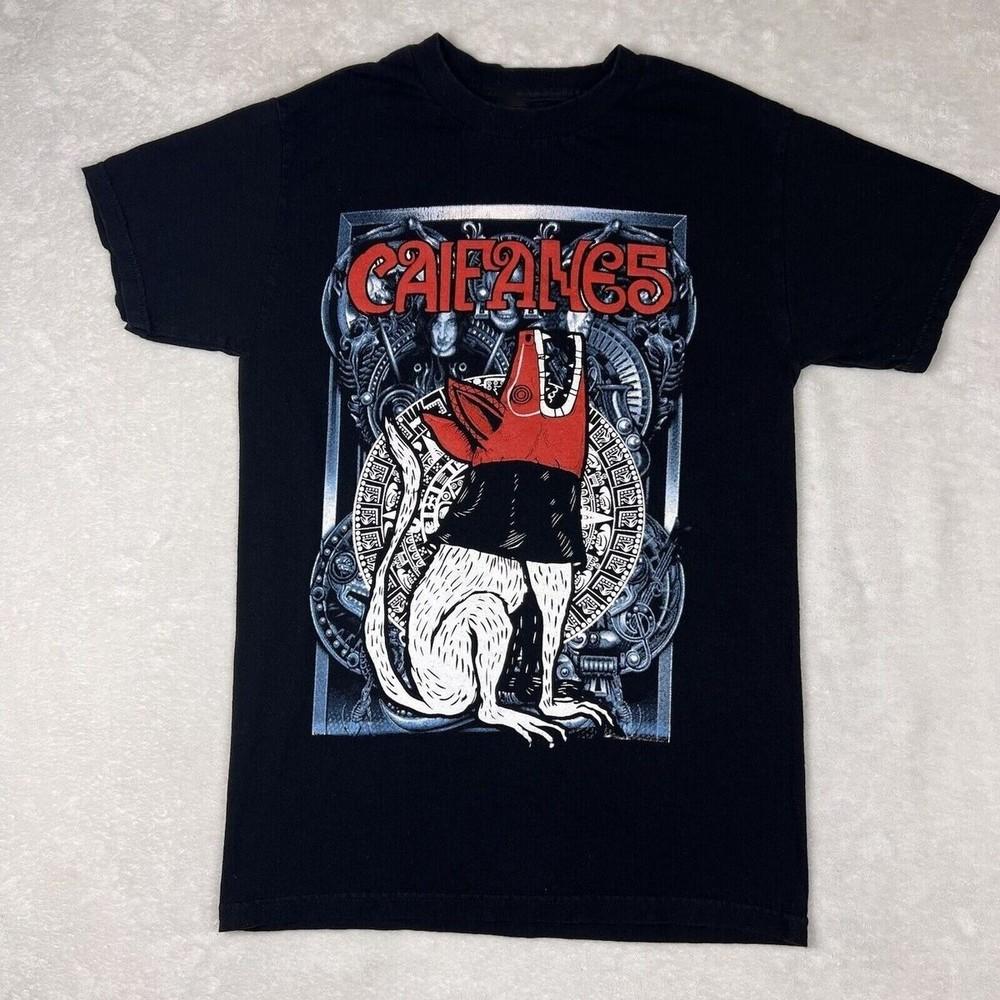 Caifanes Мексиканская группа Jaguares. Футболка с тура Классическая черная Унисекс S-5XL 16D318 Унисекс Футболка