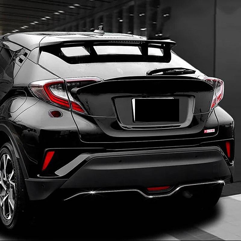 Стайлинг автомобиля, 1 шт., красный пластиковый задний стоп-сигнал, отражатель панели, накладка для Toyota C-HR CHR 2016-