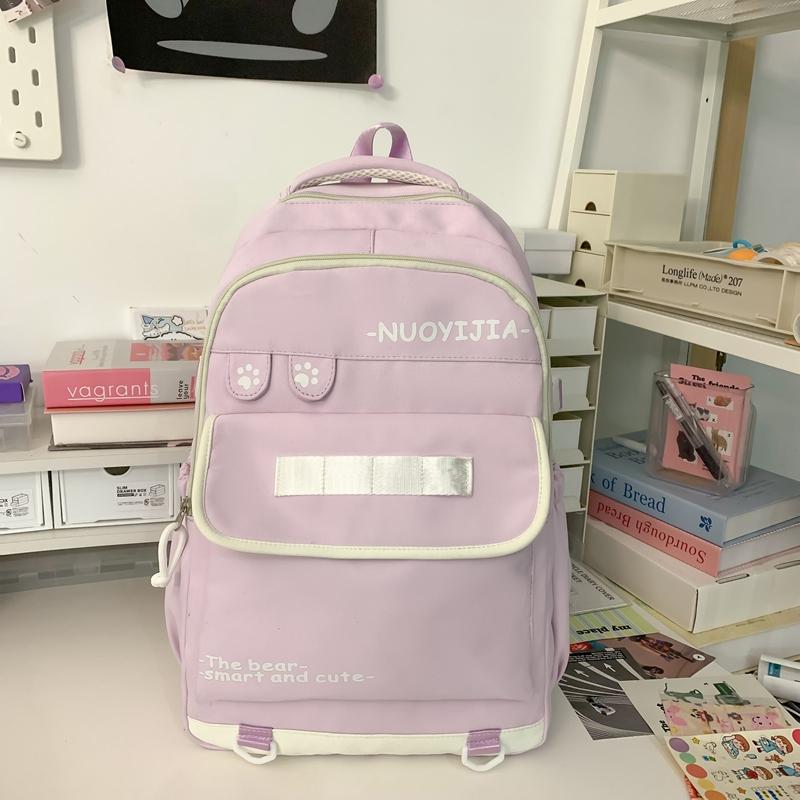 Сумка для школьников средней школы, женский водонепроницаемый рюкзак большой емкости, легкий рюкзак для девочек