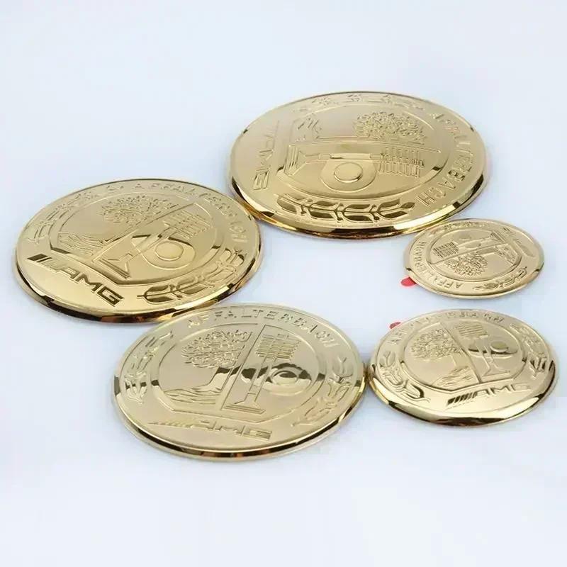 Car Styling Engine Start Stop Multimedia Mouse Button Cover Emblem Stickers for Mercedes-Benz AMG C E Class Car Accessories