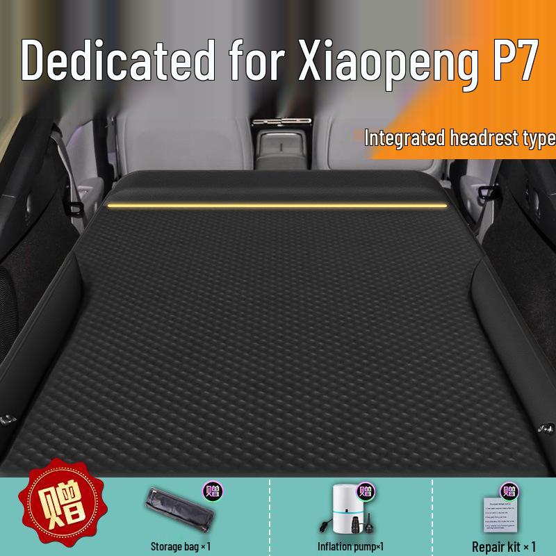 XPeng P7 Car Mattress Rear Seat Inflatable Sleeping Pad & Air Cushion Bed with Essential Items