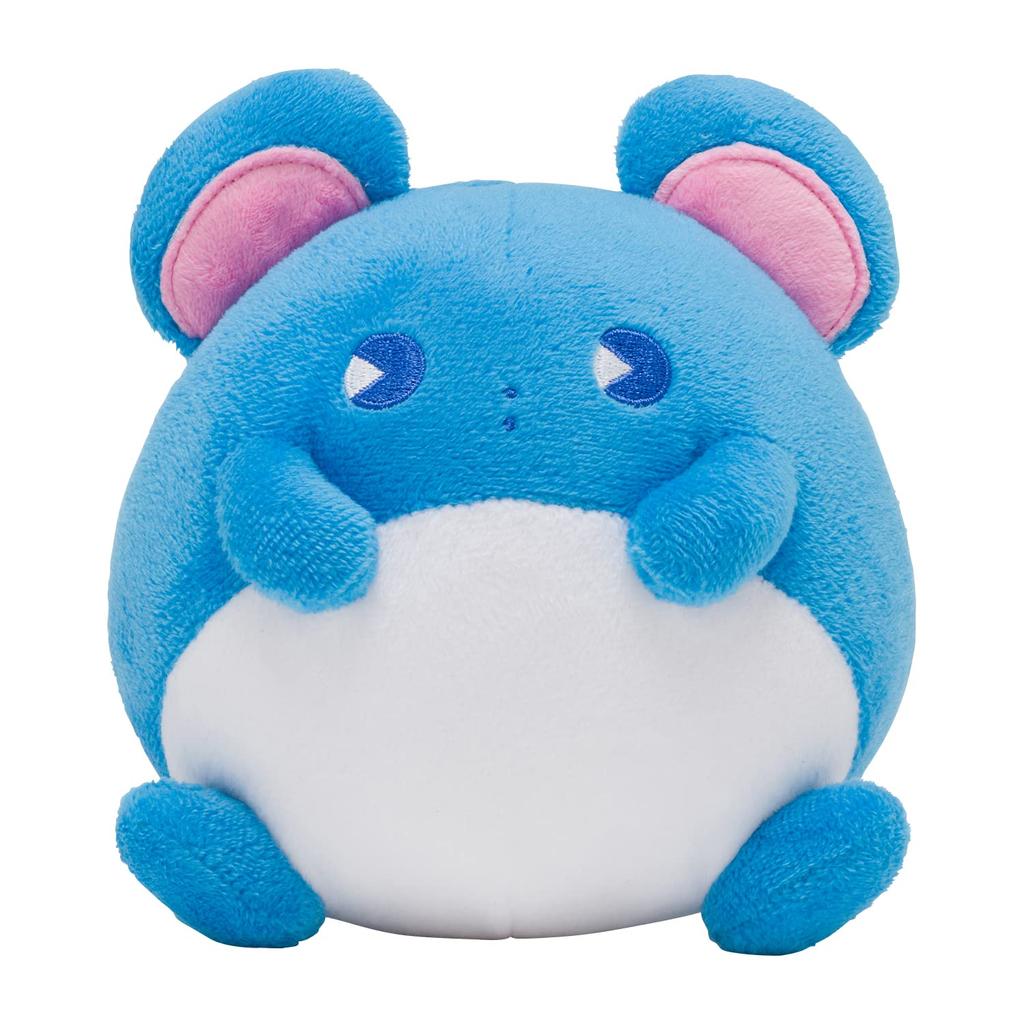 Pokémon Center Original Plush Toy: Psycho Soda Refresh Marill, 15 x 14 x 12 cm (H x W x D)