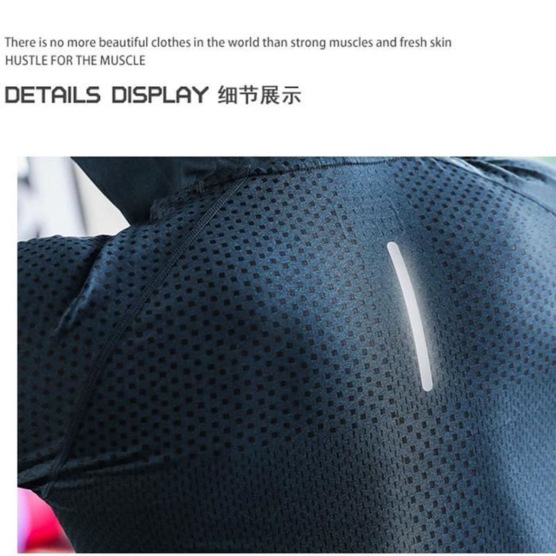 Мужские спортивные пуловеры с капюшоном, повседневные рубашки с длинными рукавами, осенне-зимняя толстовка для фитнеса, быстросохнущие дышащие топы для тренировок по бегу