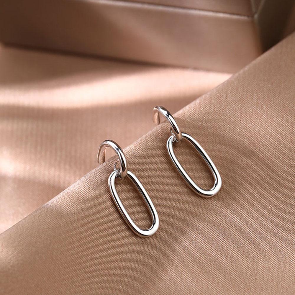 Элегантные Личность Круг Геометрические Круглые Женские Подарок Модная Бижутерия Висячие Серьги Серьги-гвоздики