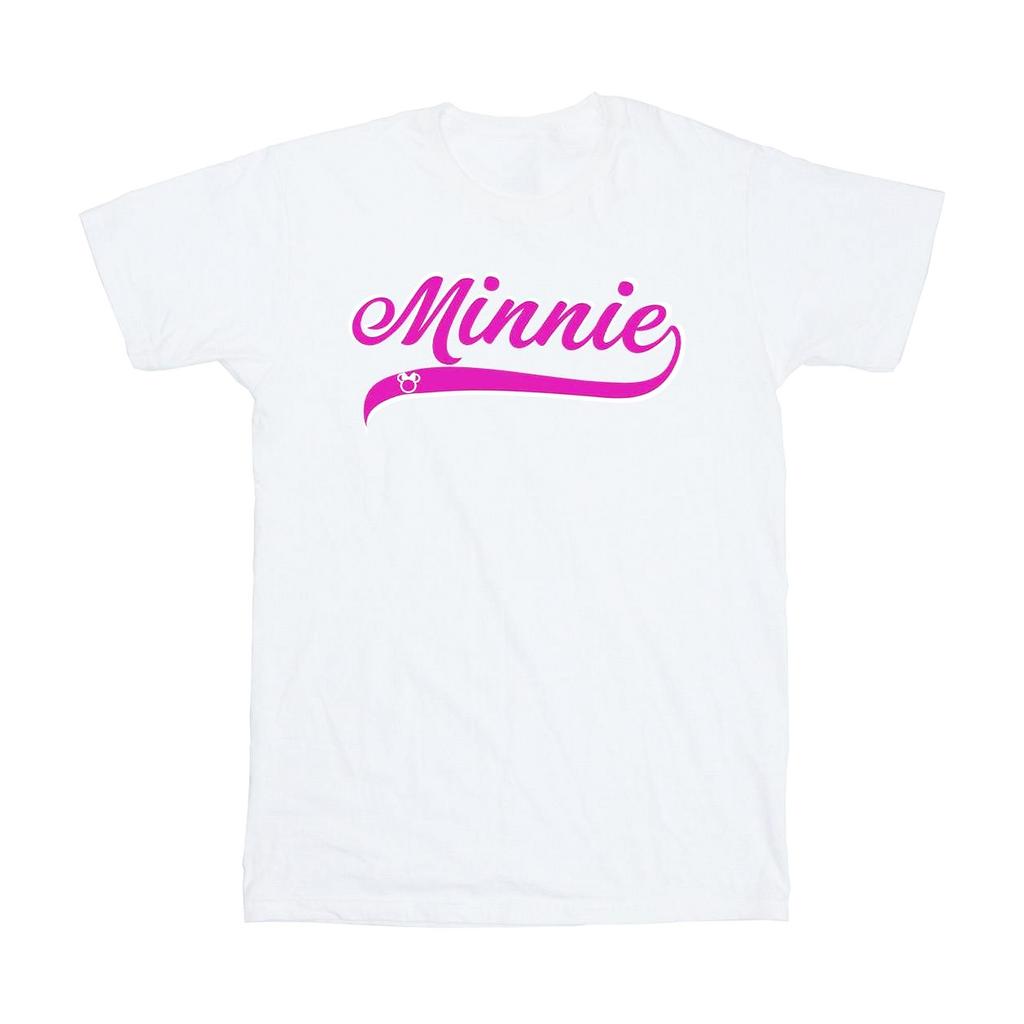 Disney Mens Minnie Mouse Logo T-Shirt