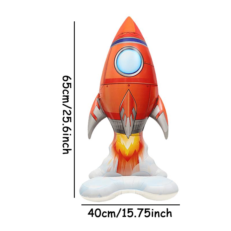 3D Фольгированный шар Астронавт, шары-ракеты, космические шары для мальчика, детей, серия Вселенная Астронавта, декор для вечеринки в космическом стиле на день рождения