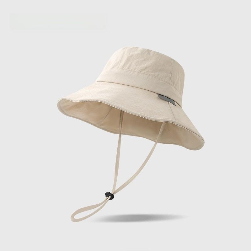 Outdoor Sun Protection Hat For Men Women With Wide Brim Breathable Ice Silk Summer Cap