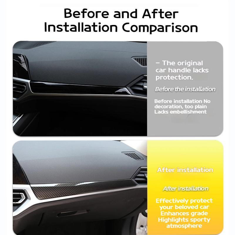 Для BMW 3-4 серии G20 G26 2020-2025: декоративные накладки на центральную консоль и приборную панель.