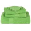 VidaXL Serviettes de douche 4 pcs vert pomme 70x140 cm 100% coton 137026