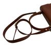 Burberrys 2-way Vintage V leather Shoulder Bag Brown leather Used
