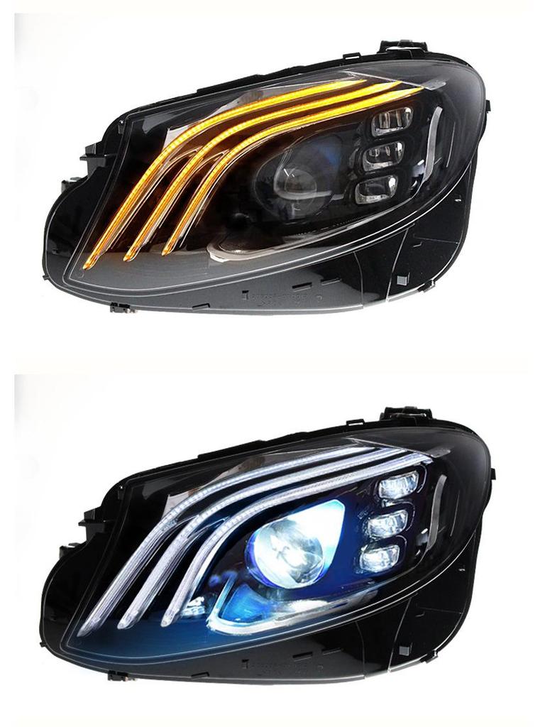 Mercedes-Benz E-Class W213 (16-20) S-Class Maybach Style Full LED Headlight Assembly