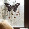 Exorcism Lucky Wind Chime Metal Bat Dragon Wind Bell Butterfly Eagle Wind Catcher Wall Window Hanging Ornament for Home Garden Patio Decoration