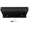 Bathroom Phone Holder Wall Mounted Thick Phone Storage Shelf Toilet Accessory 185x90mmBlack