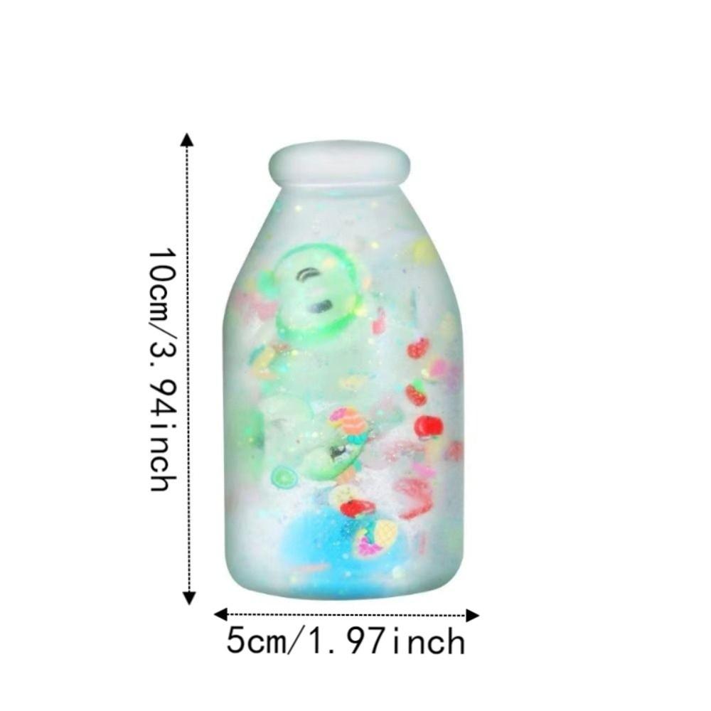 Random Color Transparent Bottle Fidget Toys Transparent Maltose Bottle Squishy Toy DIY Creative