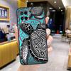 Swimming Freshwater Sea Turtles Case For Oppo A96 A76 A16 A17 A18 A60 A80 A40 A38 A58 A78 A98 A94 A74 A54 A15 A57 A77 A5 Pro