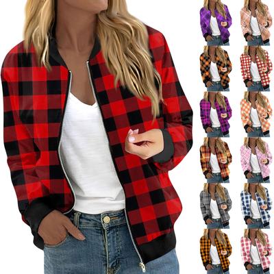 Женская модная повседневная куртка на молнии с принтом и карманами, длинное пальто с рукавами