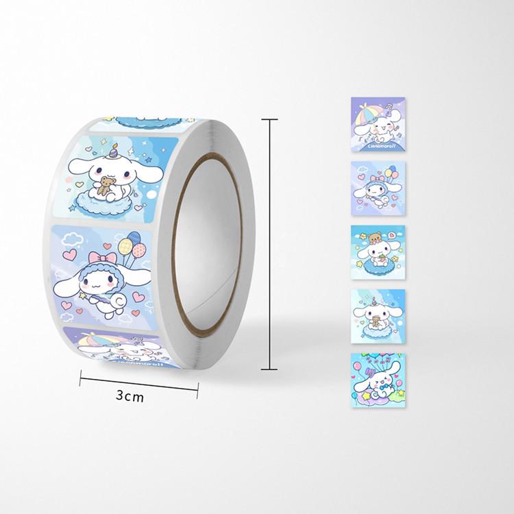 Подарочные наклейки-запечатыватели Sanrio StellaLou, Cinnamoroll и Kuromi