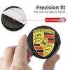 AABKW1 4pcs 3D Car Wheel Center Hub Cap Sticker Car Emblem Wheel Center Cap For Porsche Cayenne Macan 911 Boxster Cayman Panamera 718