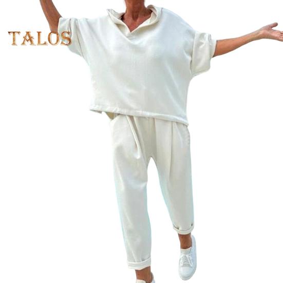 2 шт./комплект женский весна осень топ брюки комплект с капюшоном однотонный длинный рукав толстовка с капюшоном эластичный пояс спортивные штаны спортивный костюм повседневный спортивный костюм