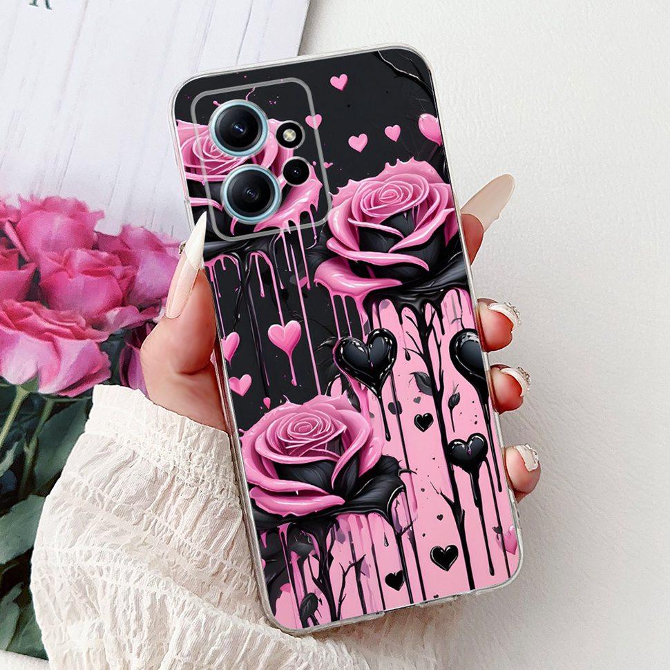 For Xiaomi Redmi Note 12 4G Case Cute Cartoon Girls Cover Soft TPU Phone Case For Redmi Note 12 Note12 4G 5G Fundas Bumper