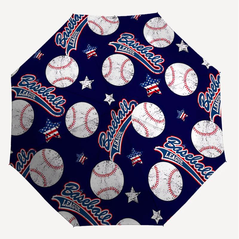 1PC Baseball League Umbrella-8-Rib Reinforced Portable Folding Travel Suitable for All Seasons Outdoor Daily Use Is an Ideal Choice -F337