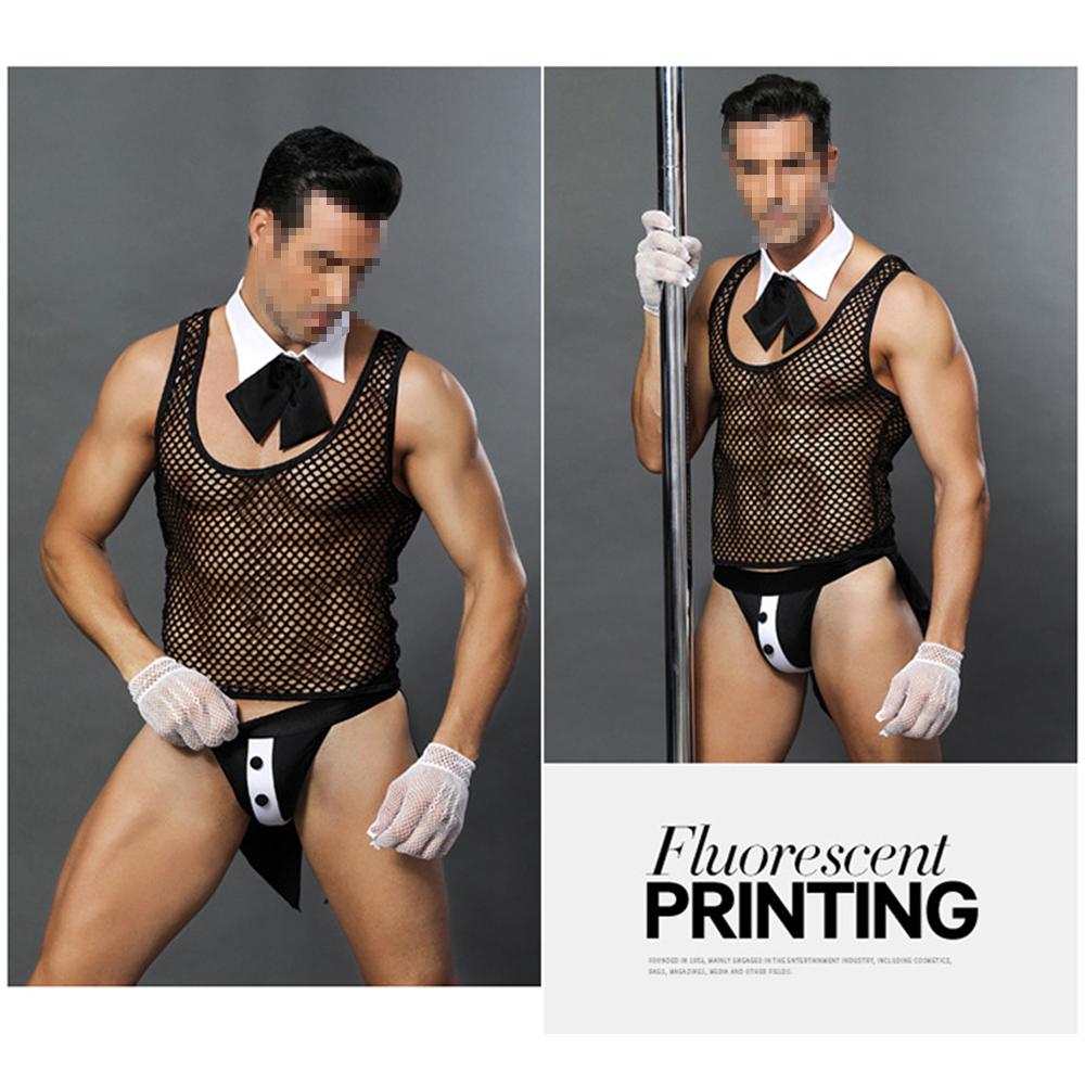 Нижнее белье для мужчин, нижнее белье для геев, сексуальное сетчатое боди на груди, бандаж, цельный костюм для секса для взрослых