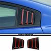 Черный+Красный Задний Боковой Жалюзи Крышка Накладка Для Dodge Charger 2011-2021