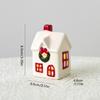 Праздничные керамические домики, декорации, подсвечники на батарейках, рождественская деревня, сезонный подарок, готовые к праздничной демонстрации