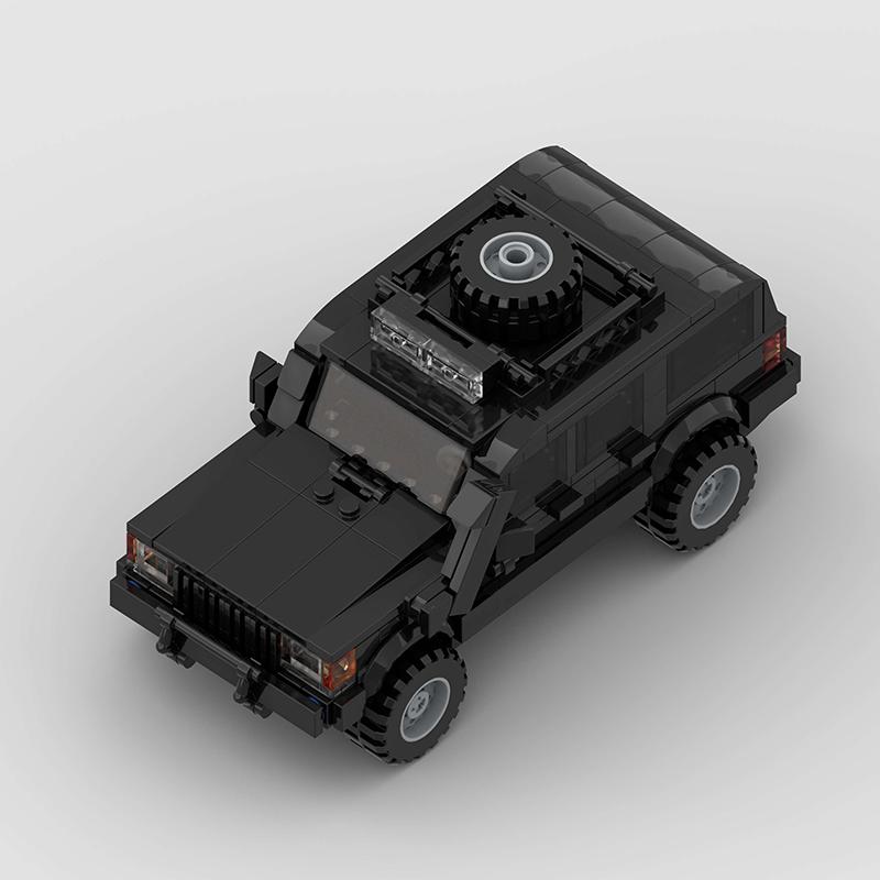 MOC Внедорожник Супер Гонки Внедорожник Модель Транспортного Средства Строительные Блоки Скорость Ралли Спорт Гонки Кирпичики Рождественский Подарок Город Техническая Игрушка