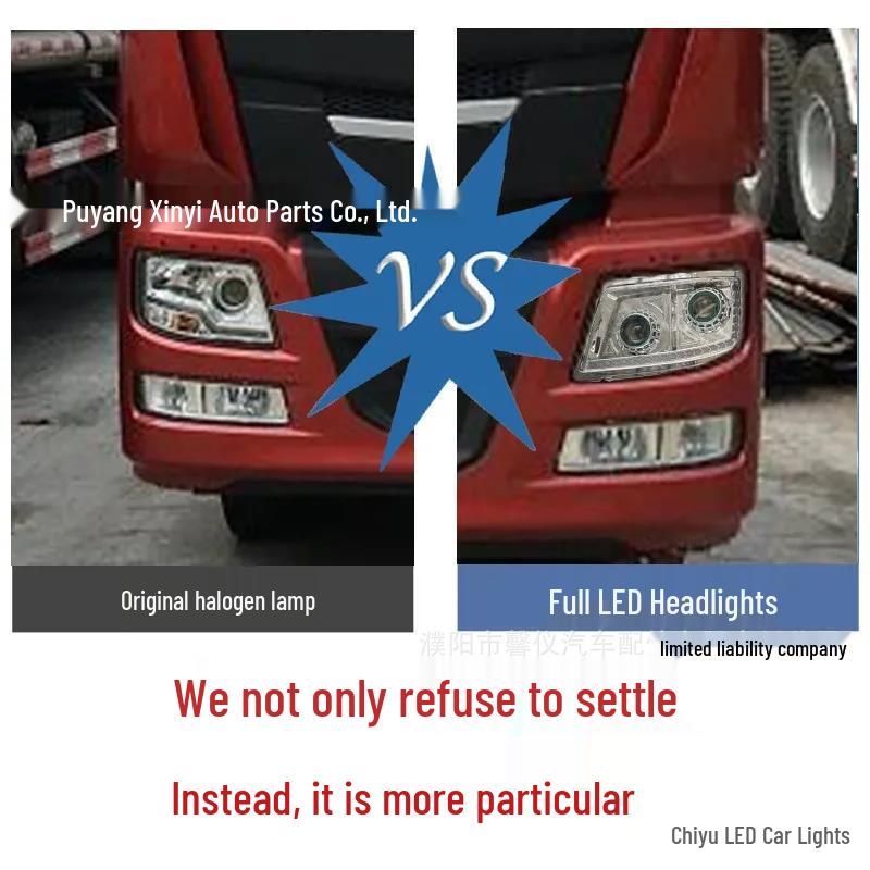 Ouman 19-21 GTL LED Dual-Lens Headlight Assembly with Flowing Turn Signal & Daytime Running Light