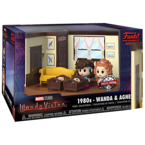 Эксклюзивный мини-момент в гостиной WandaVision 80-х годов в США
